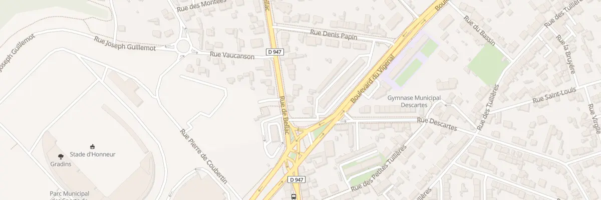 Plan du 82 Rue de Bellac à Limoges