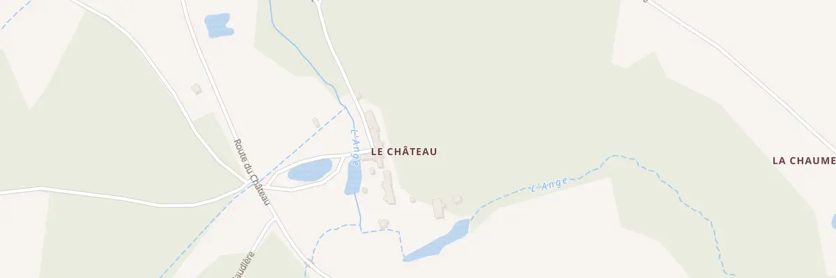 Plan du 23 Rte du Château à Angé