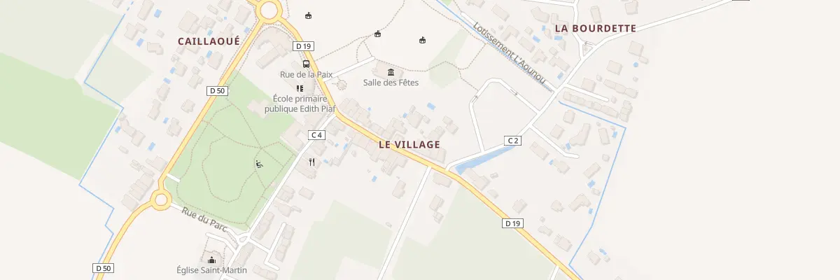 Plan du 25A Rue de la Paix à Lamasquère