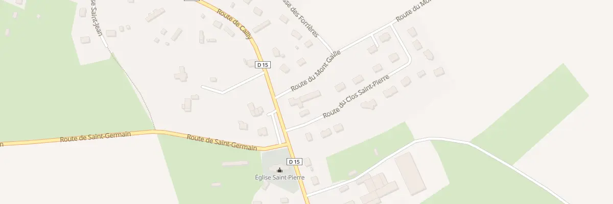 Plan du 45 Rte du Clos Saint Pierre à La Rue-Saint-Pierre