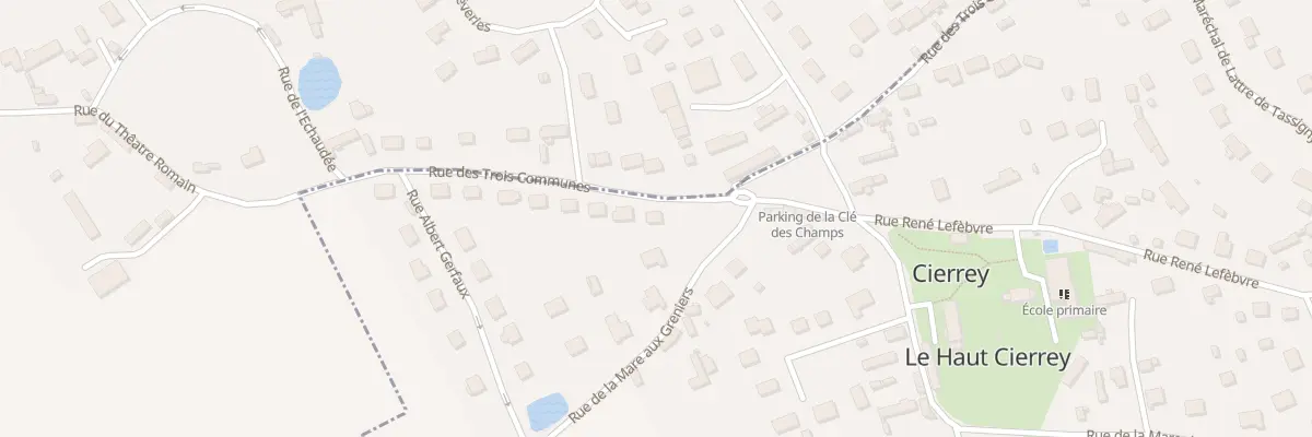 Plan du 20 Rue des Trois Communes à Cierrey