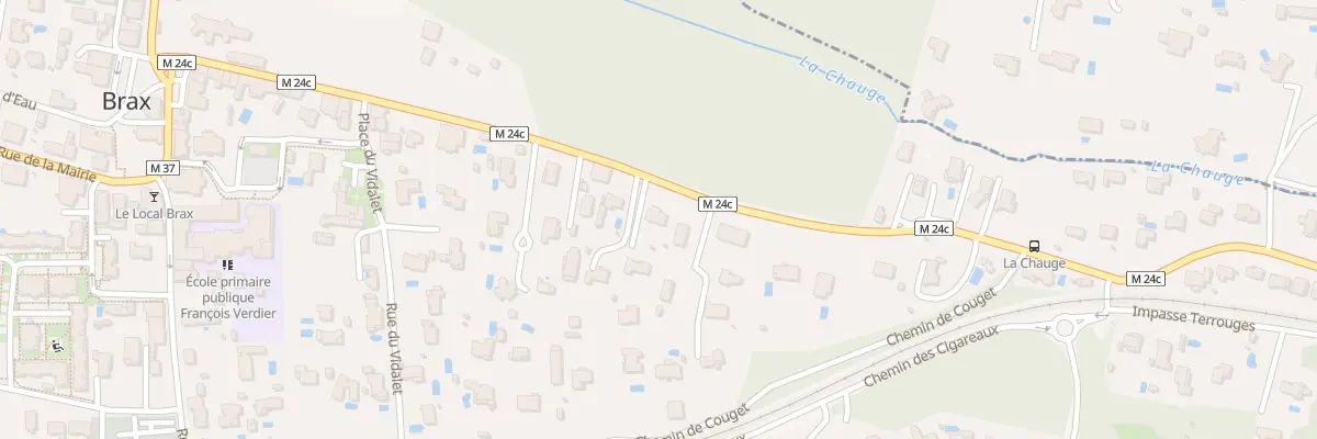 Plan du 34 Rue du Château à Brax