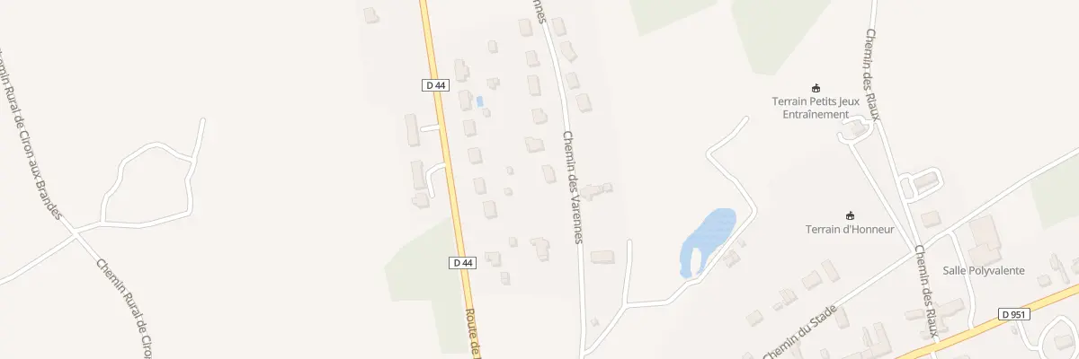 Plan du 3 Che des Varennes à Ciron