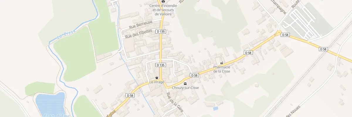 Plan du 8 Rue des Minimes à Valloire-sur-Cisse