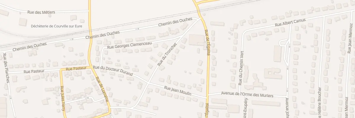 Plan du 16 Rue du Tronchet à Courville-sur-Eure