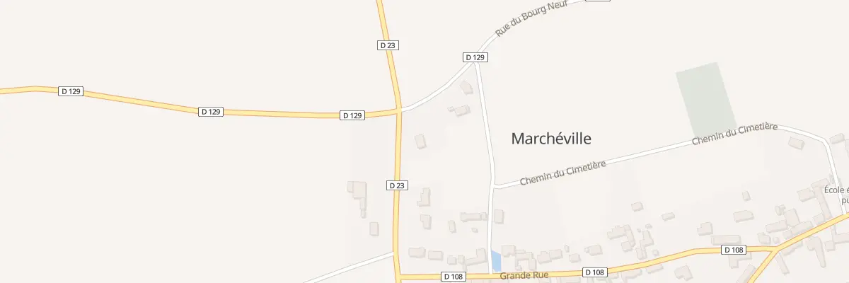 Plan du 11 Rue de Courville à Marchéville