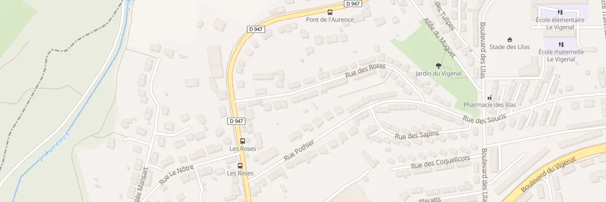Plan du 31 Rue des Roses à Limoges