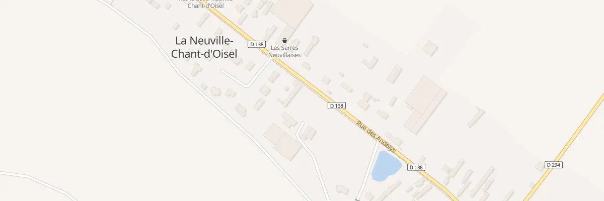 Plan du 2380 Rue des Andelys à La Neuville-Chant-d’Oisel