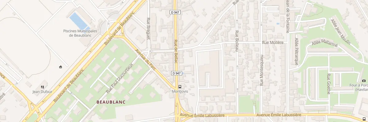 Plan du 22 Rue de Bellac à Limoges