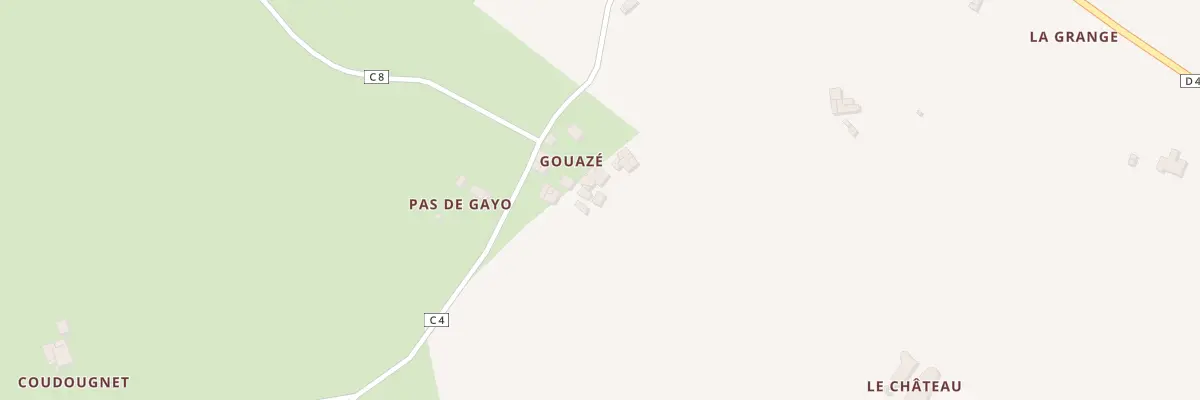 Plan du 17 Gouazé à Fornex