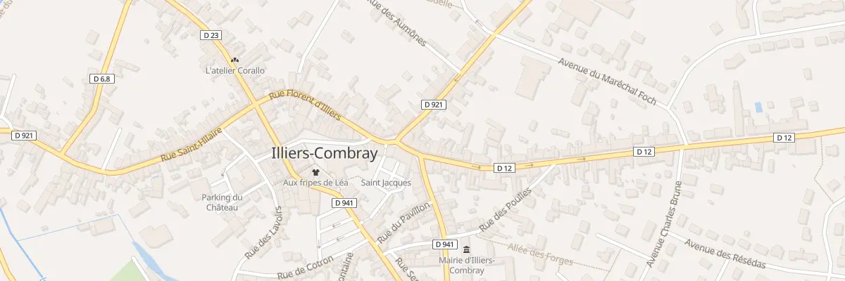 Plan du 1 Rue de l’Ancienne Mairie à Illiers-Combray