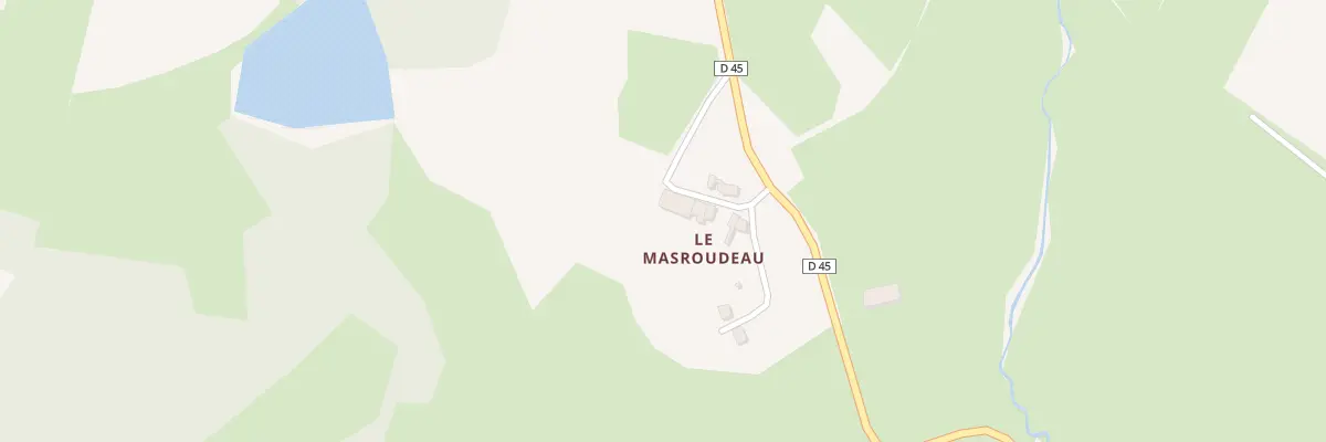 Plan du 5651 Le Masroudeau à Châteauponsac