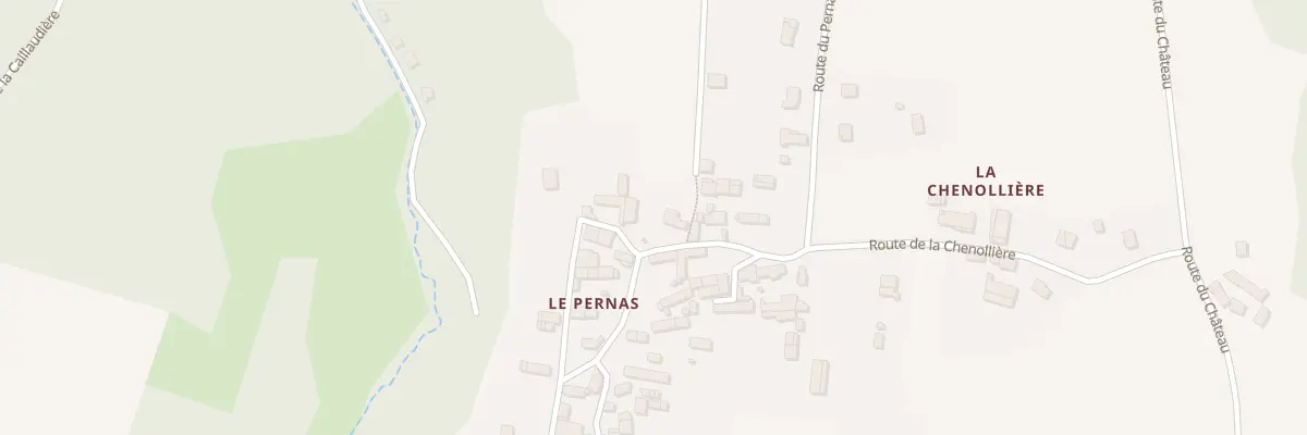 Plan du 16 Rte du Pernas à Angé
