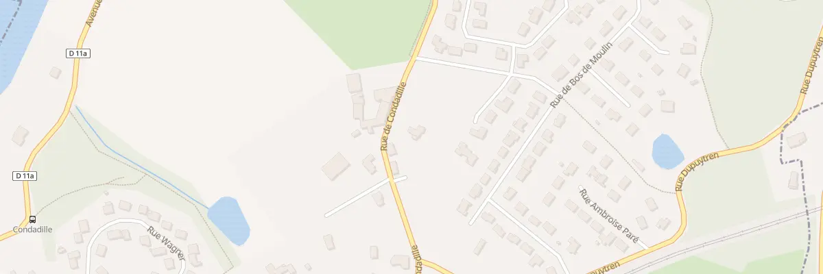 Plan du 66 Rue de Condadille à Condat-sur-Vienne
