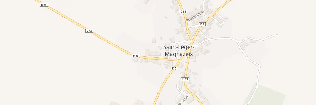 Plan du 2 Rue des Charrons à Saint-Léger-Magnazeix