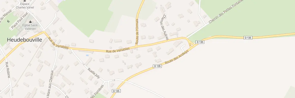 Plan du 5 Rue de Venables à Heudebouville