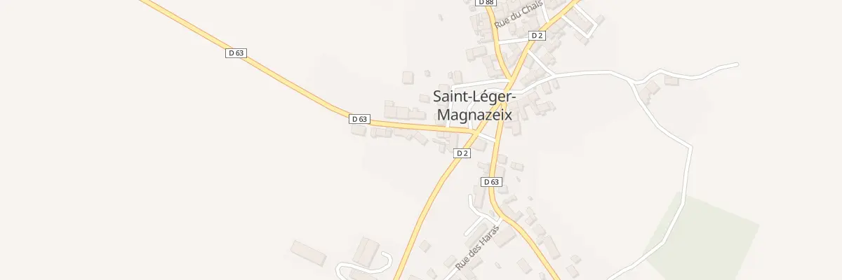 Plan du 7 Rue des Charrons à Saint-Léger-Magnazeix