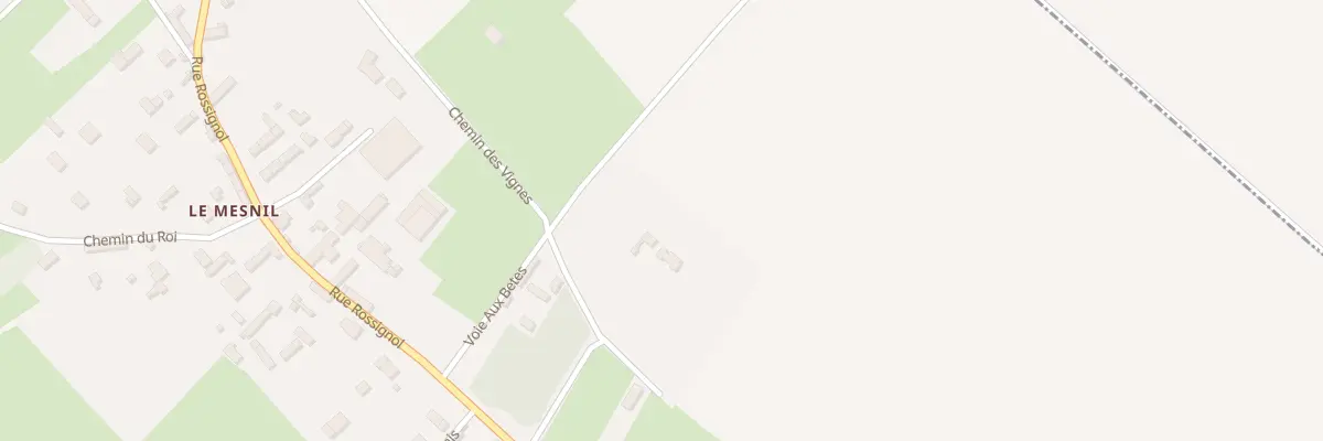 Plan du 3 Che des Vignes à Andé