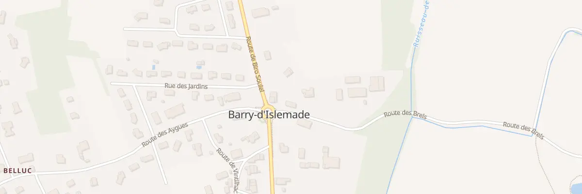 Plan du 39 Rte des Brels à Barry-d’Islemade
