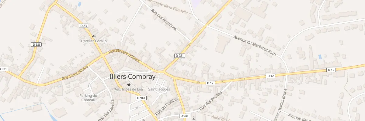 Plan du 12 Rue de Chartres à Illiers-Combray