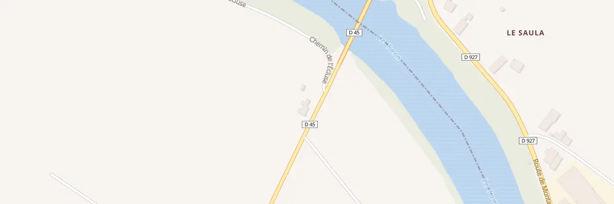 Plan du 2 Rte de Castelsarrasin à Meauzac