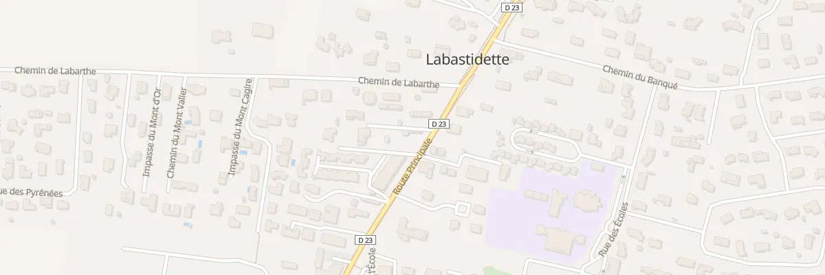 Plan du 41 Rte Principale à Labastidette