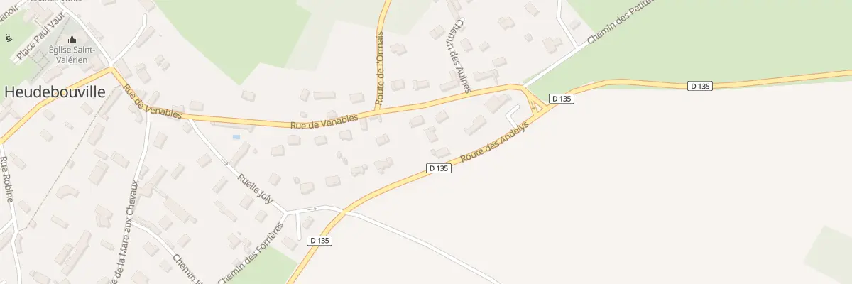 Plan du 17 Rte des Andelys à Heudebouville