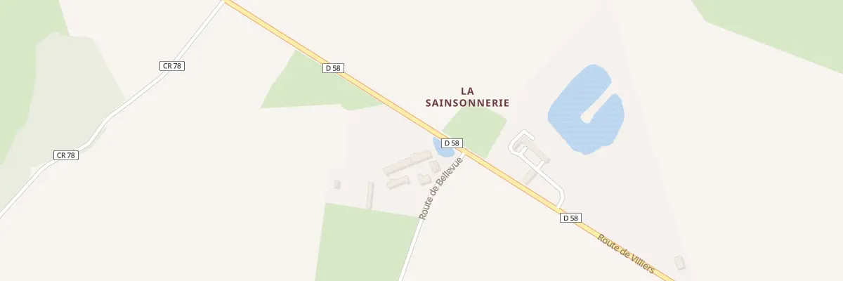 Plan du 5128 La Sainsonnerie à Saulnay