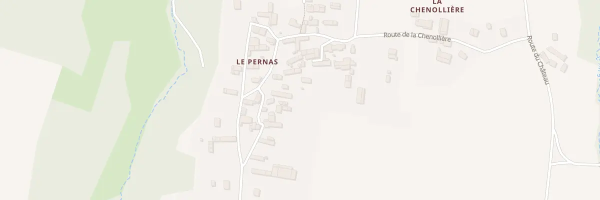 Plan du 1 Che du Pernas à Angé