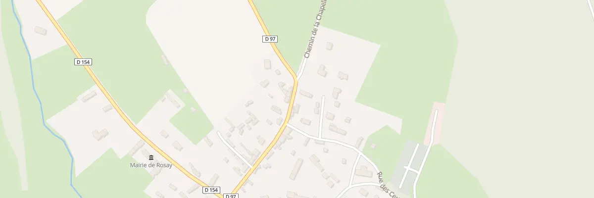 Plan du 12 Rte de la Foret à Rosay