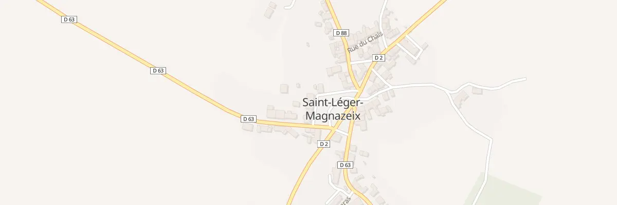 Plan du 8 Pl du 8 Mai 1945 à Saint-Léger-Magnazeix