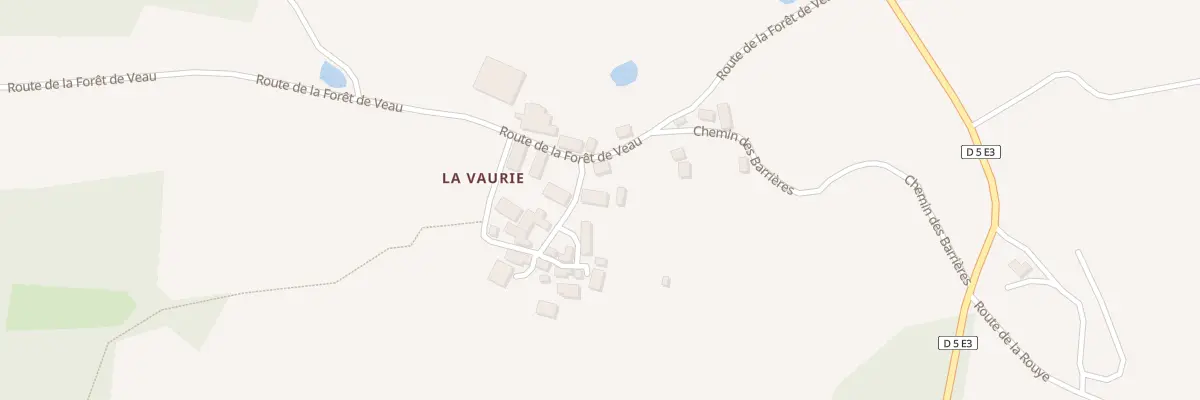 Plan de Lavaurie à Saint-Mesmin