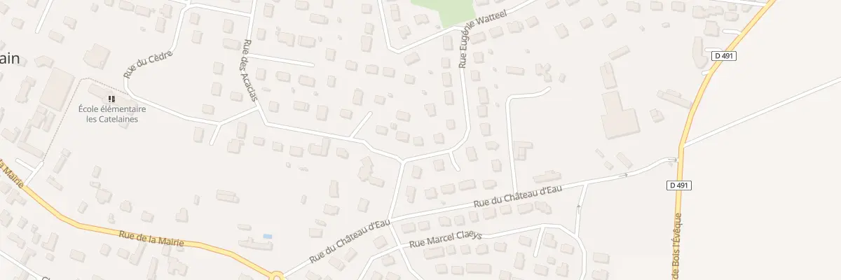 Plan du 310 Rue Eugénie Watteel à Montmain