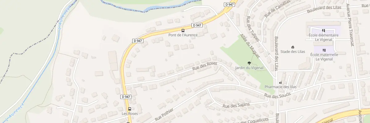 Plan du 24 Rue des Roses à Limoges