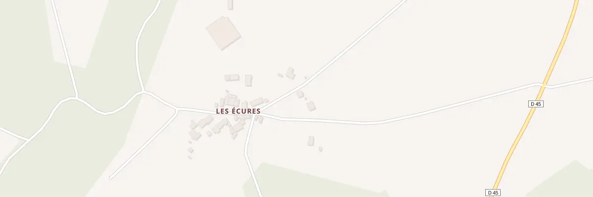 Plan du 2 Les Écures à Dompierre-les-Églises