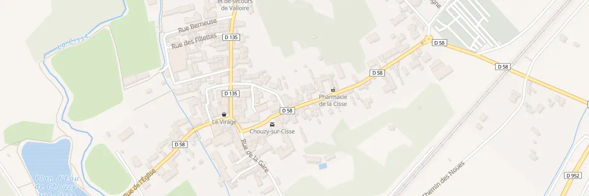 Plan du 3 Rue de la Poste à Valloire-sur-Cisse