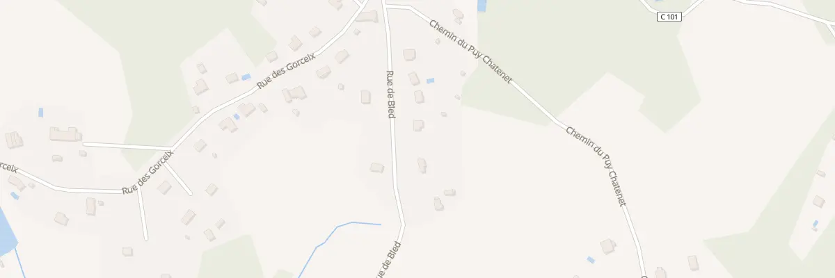 Plan du 45 Rue de Bled à Bonnac-la-Côte
