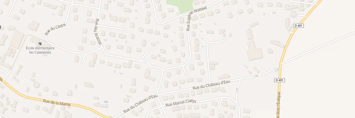 Plan du 306 Rue Eugénie Watteel à Montmain