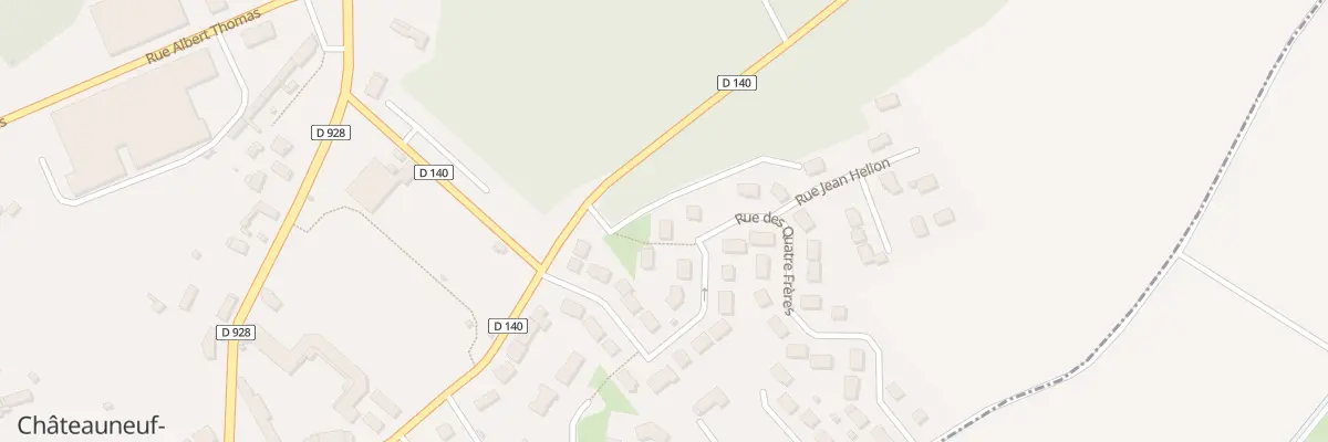 Plan du 17 Rue des Quatre Frères à Châteauneuf-en-Thymerais