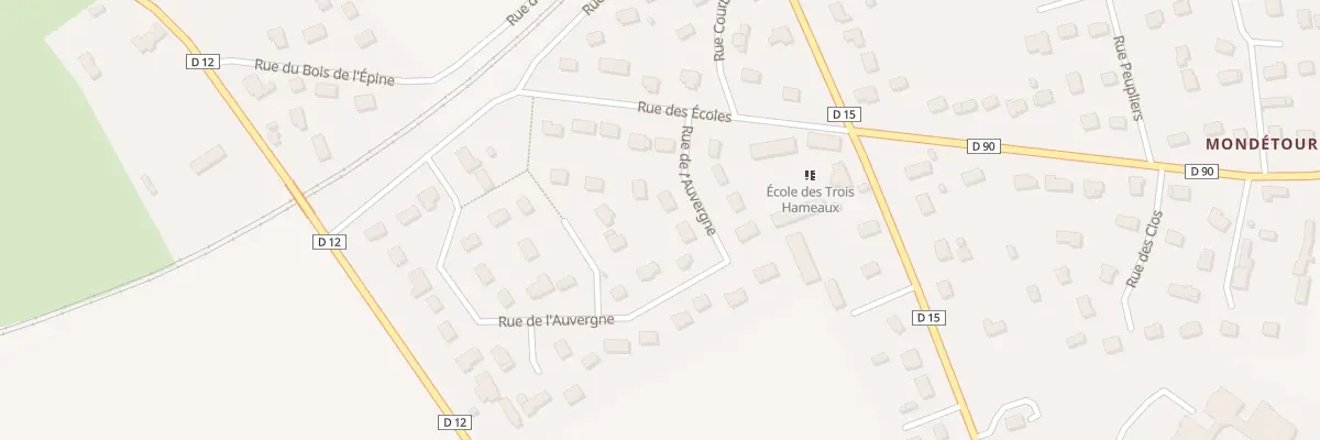 Plan du 5 Rue de l’Auvergne à Morgny-la-Pommeraye