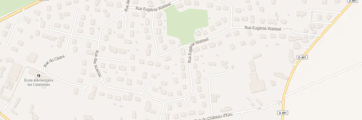 Plan du 280 Rue Eugénie Watteel à Montmain