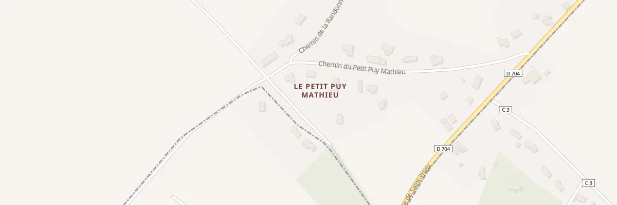 Plan du 19 Che du Petit Puy Mathieu au Vigen