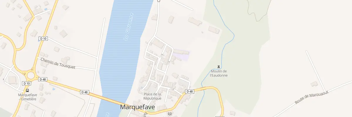Plan du 10 Rue Jules Ferry à Marquefave