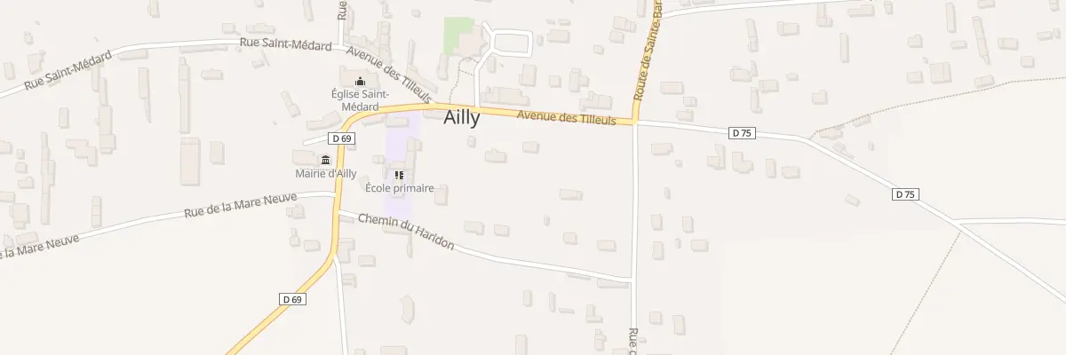 Plan du 6 Av des Tilleuls à Ailly