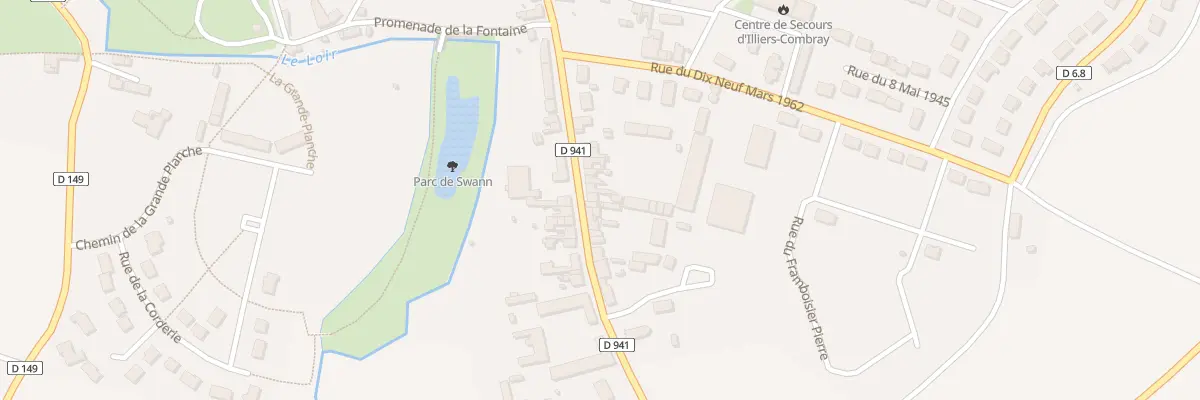 Plan du 17 Rue de la Maladrerie à Illiers-Combray