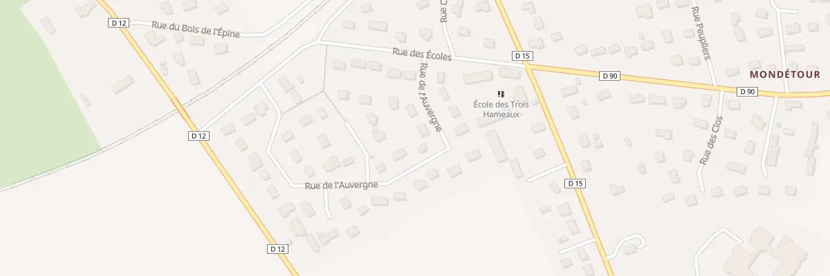 Plan du 7 Rue de l’Auvergne à Morgny-la-Pommeraye