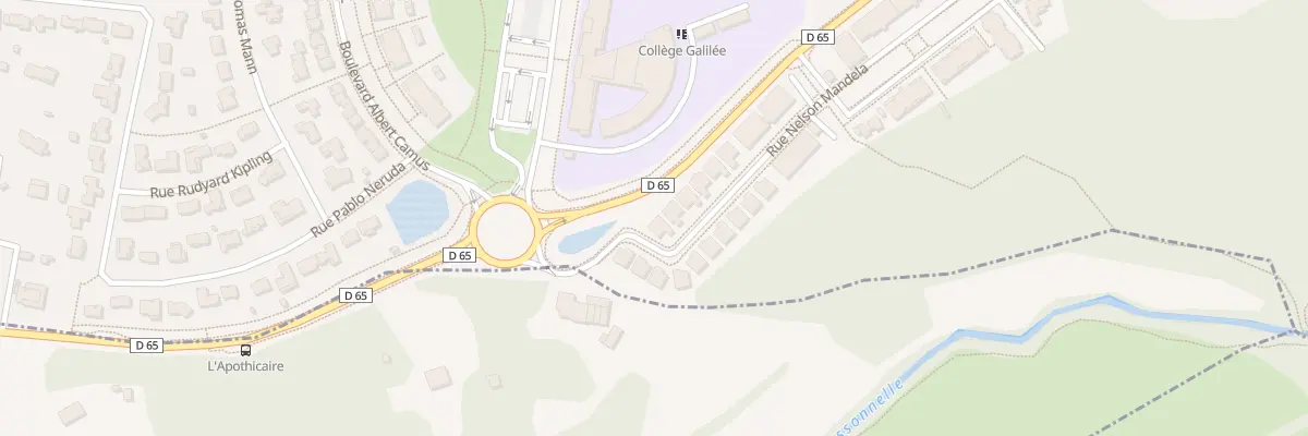 Plan du 2 Rue Nelson Mandela à La Salvetat-Saint-Gilles
