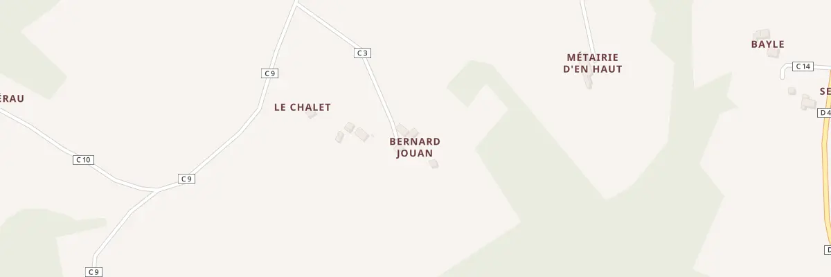 Plan du 48 Bernard Jouan à Fornex