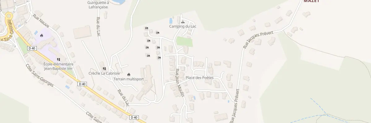 Plan du 16 Rue Jean Moulin à Lafrançaise