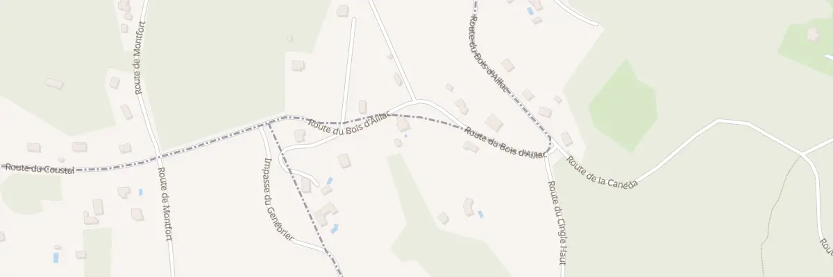 Plan du 855 Rte du Bois d’Aillac à Sarlat-la-Canéda